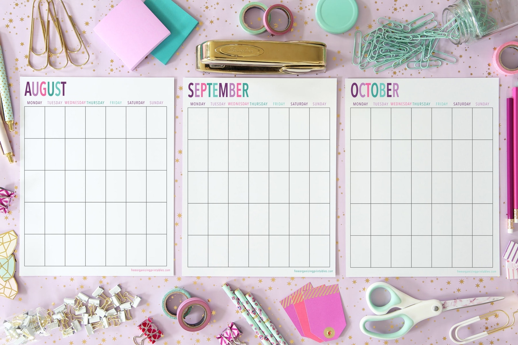 15 free printable calendars to help maximize your time
