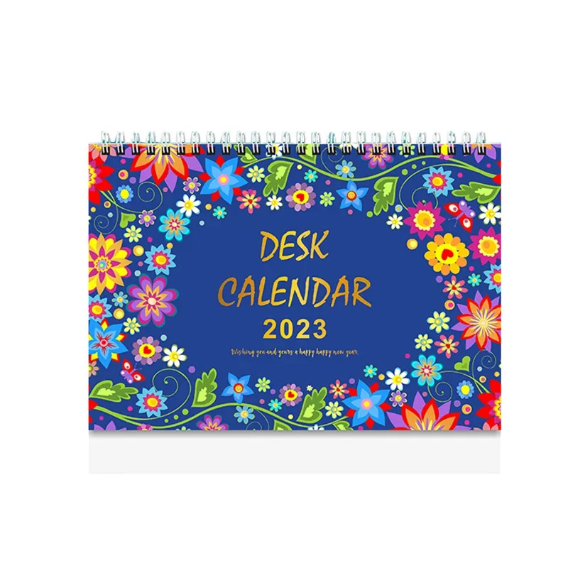 2 Pack Stand Up Desk Organisers Calendar With Blank Blocks 12 Months Desk Organiserstop Calendar For Desk Organisers