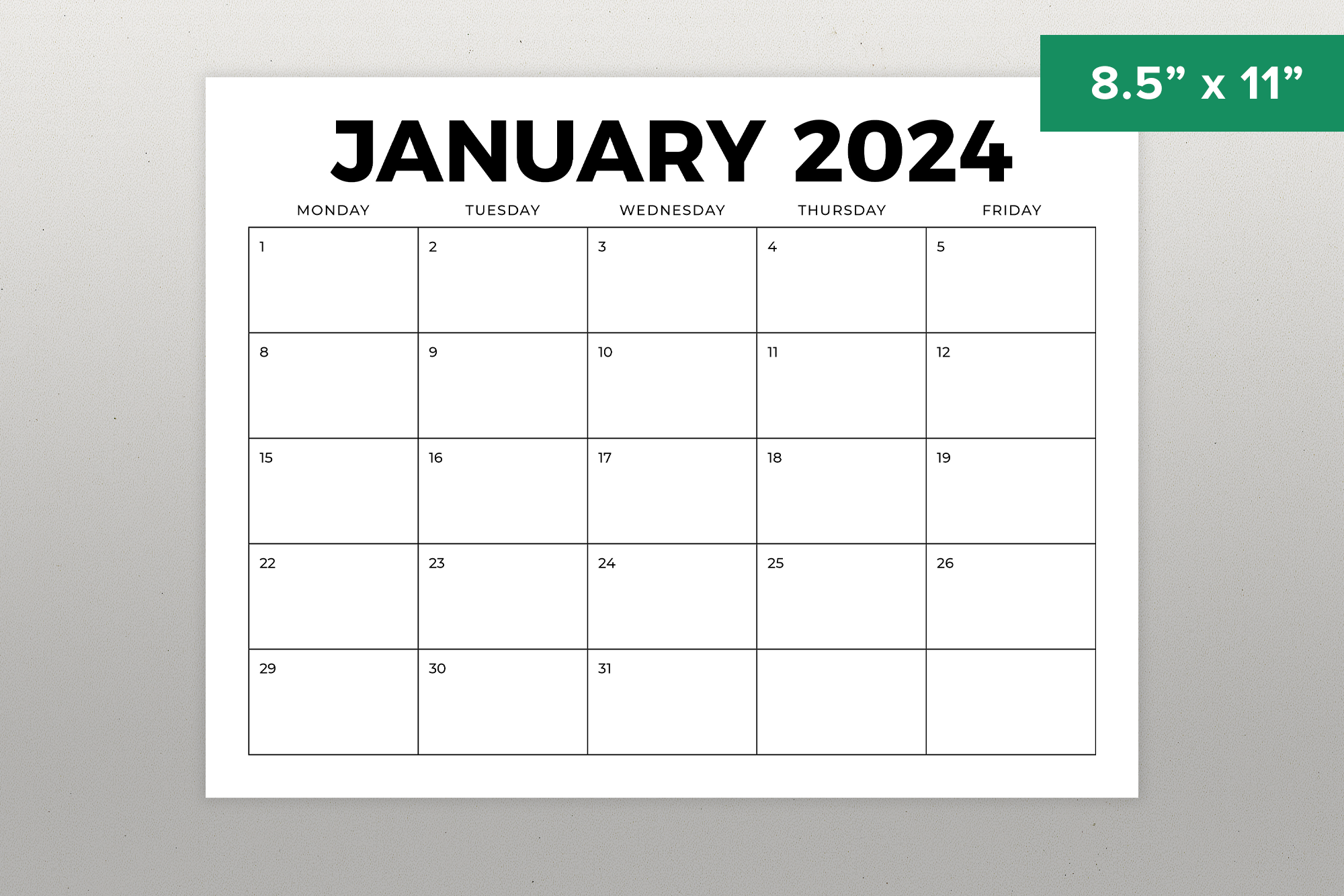 2024 Calendar Template Bundle By Running With Foxes TheHungryJPEG