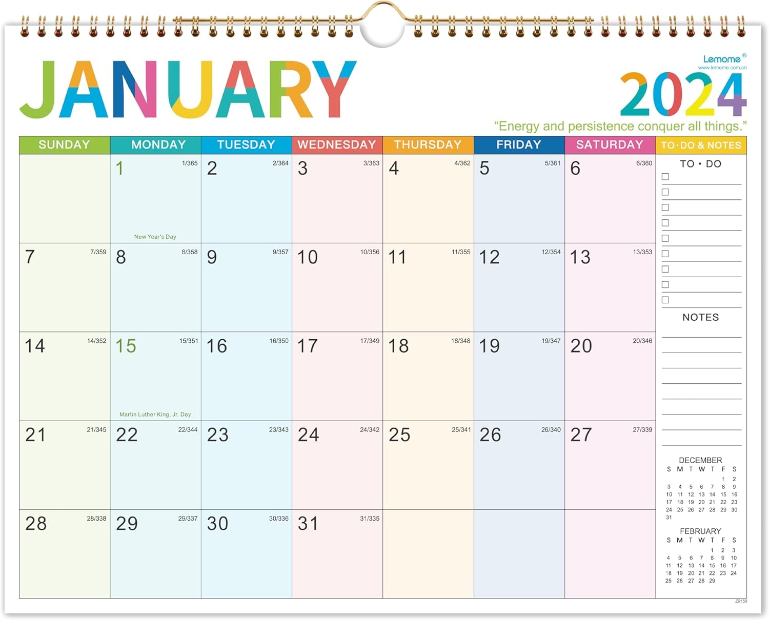 2024 Wall Calendar Monthly Marked Holidays Large Uganda Ubuy