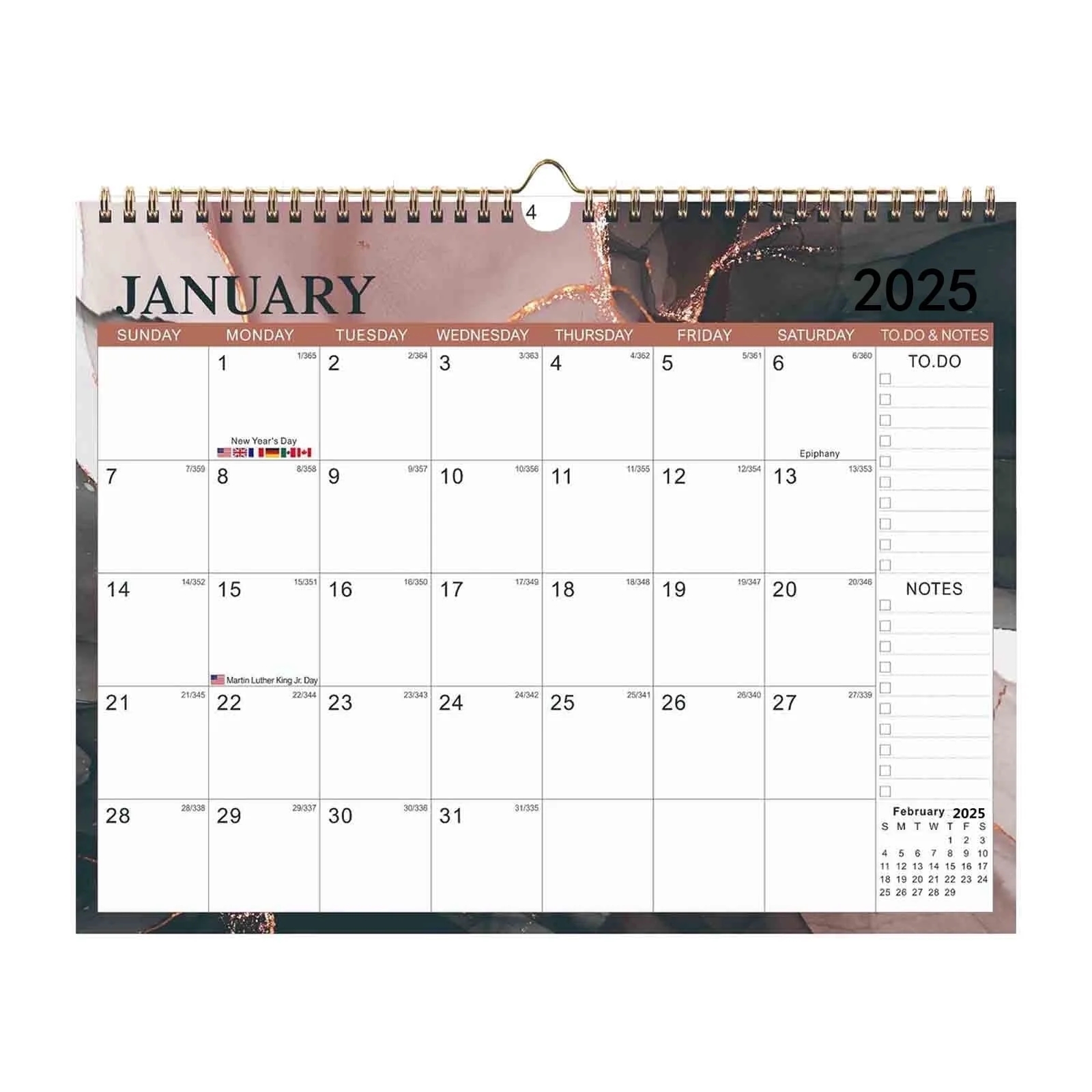 2025 2026 Calendar Wall Calendar 2025 26 Runs From January 2025 To June 2026 18 Months Calendar With Thick Paper With Multiple Holidays For Planning And Organization Walmart