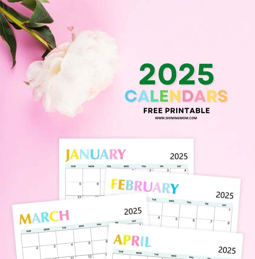 2025 Printable Calendar With Individual Months