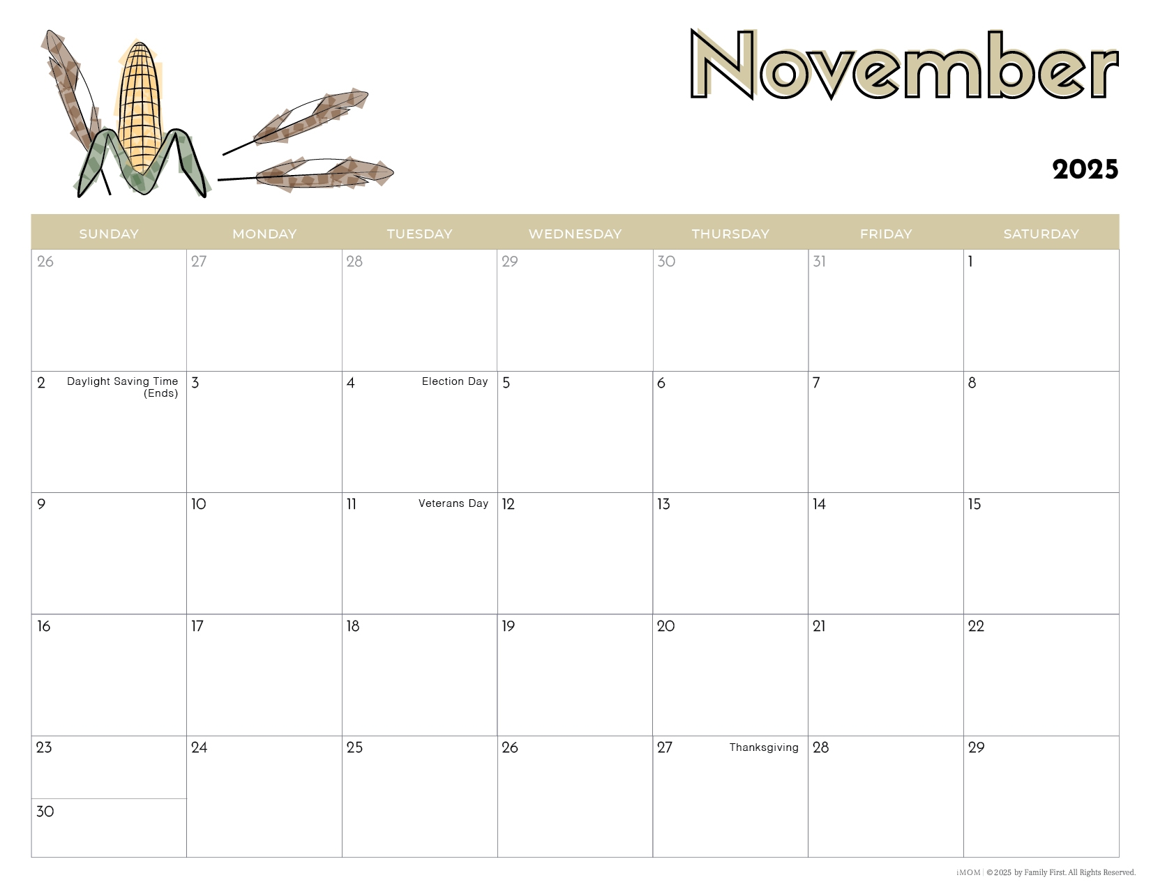 2025 Printable Calendars For Kids2025 Printable Calendars For Kids IMOM