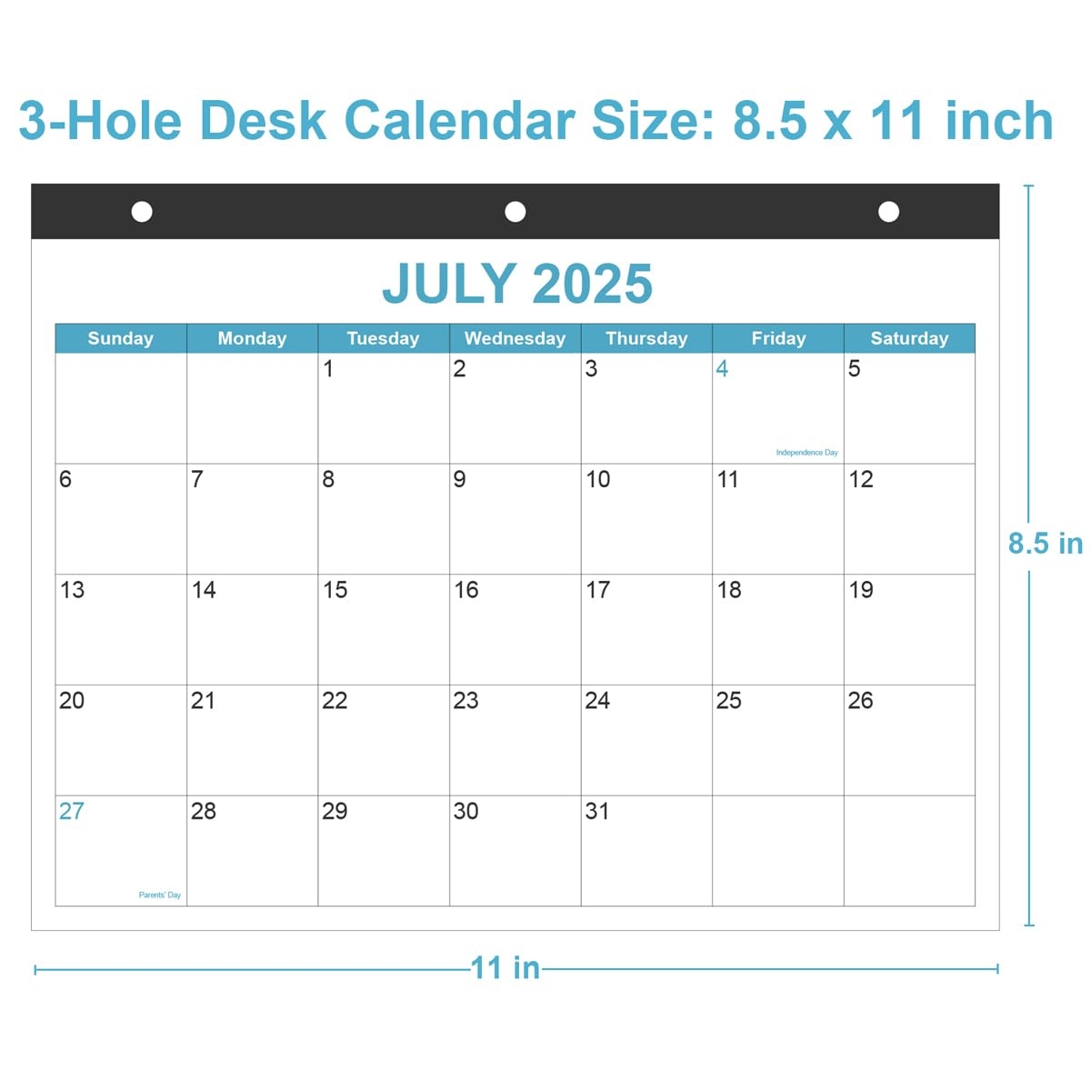 Printable Calendar For 3 Ring Binder