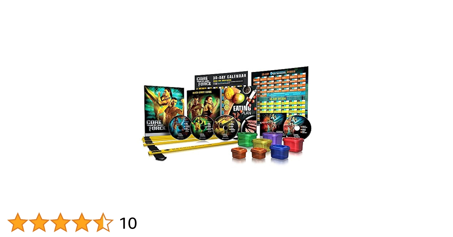 Amazon Beachbody CORE DE Force Deluxe Kit DVD Workout Program MMA Inspired Created Sports Outdoors