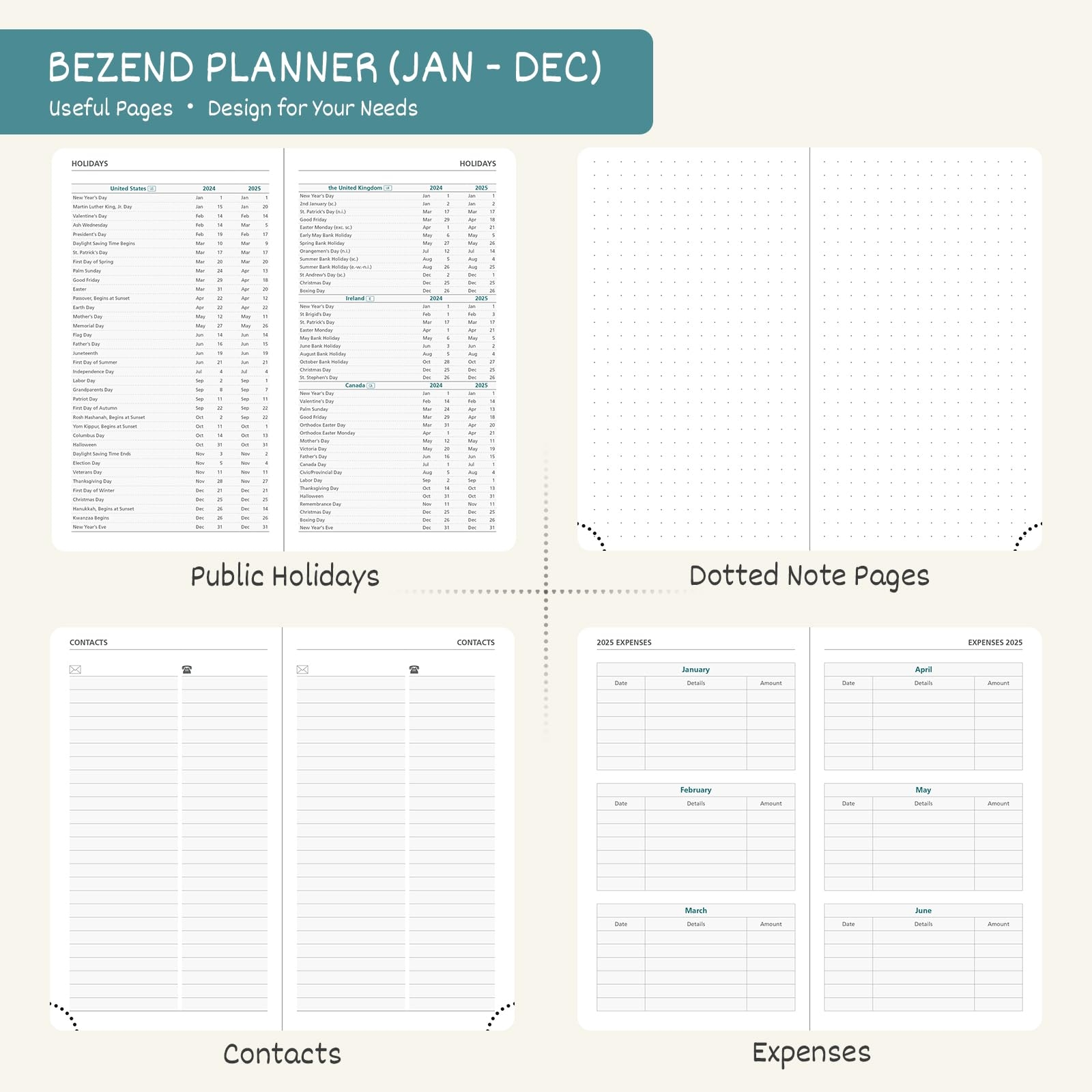 Amazon BEZEND Pocket Calendar 2025 For Purse 3 5 X 6 2025 Pocket Planner Daily Weekly Monthly With Pen Holder Small Agenda 2025 With Vegan Leather Hard Cover Sky Blue Office Products