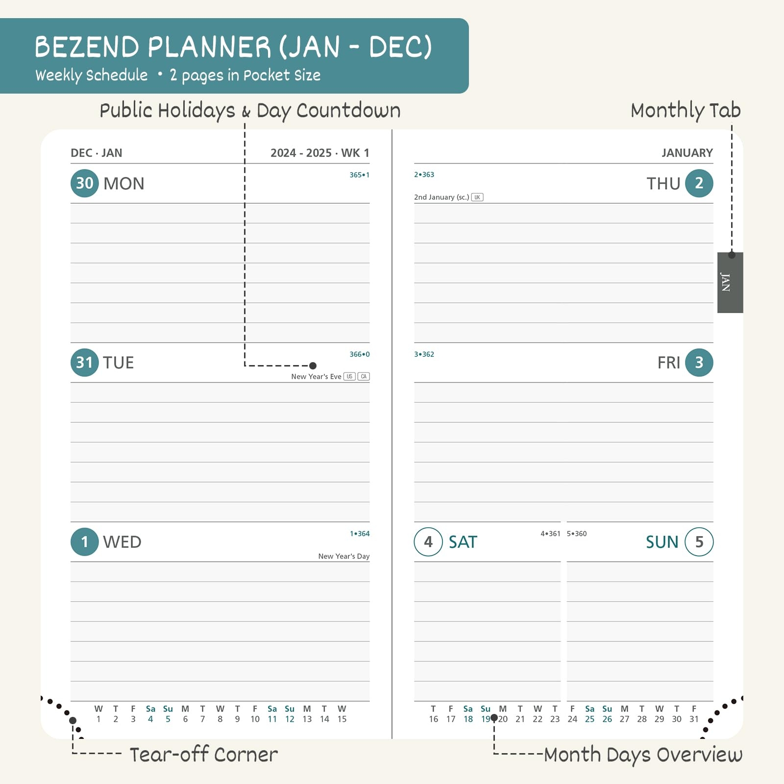 Amazon BEZEND Pocket Calendar 2025 For Purse 3 5 X 6 2025 Pocket Planner Daily Weekly Monthly With Pen Holder Small Agenda 2025 With Vegan Leather Hard Cover Sky Blue Office Products