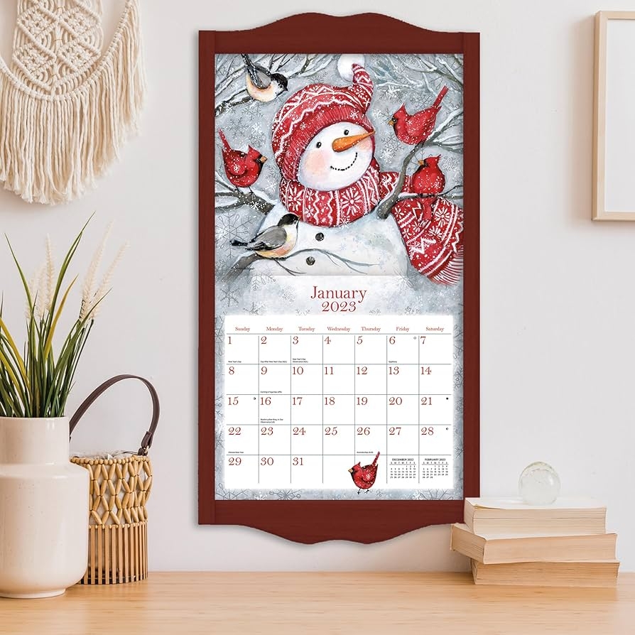 Amazon LANG Sam Snowman 2025 Wall Calendar 25991001939 Office Products
