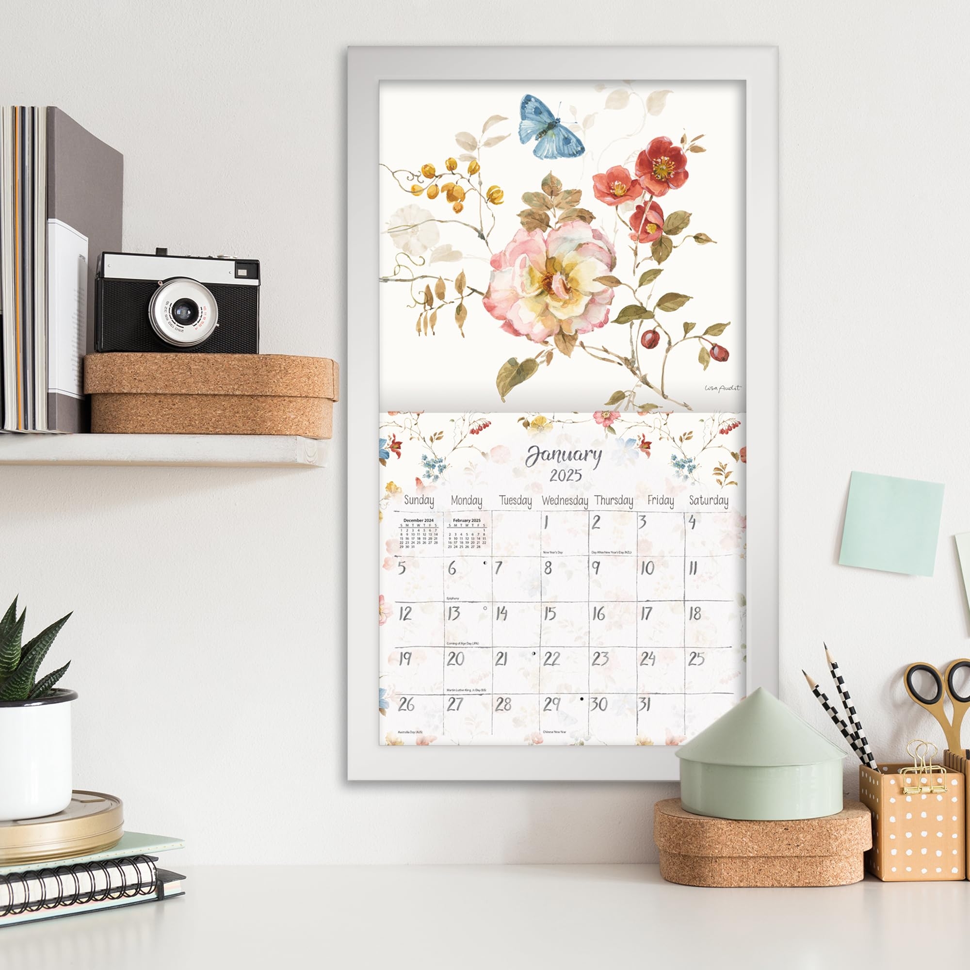 Amazon LANG Watercolor Seasons 2025 Wall Calendar 25991002011 Office Products