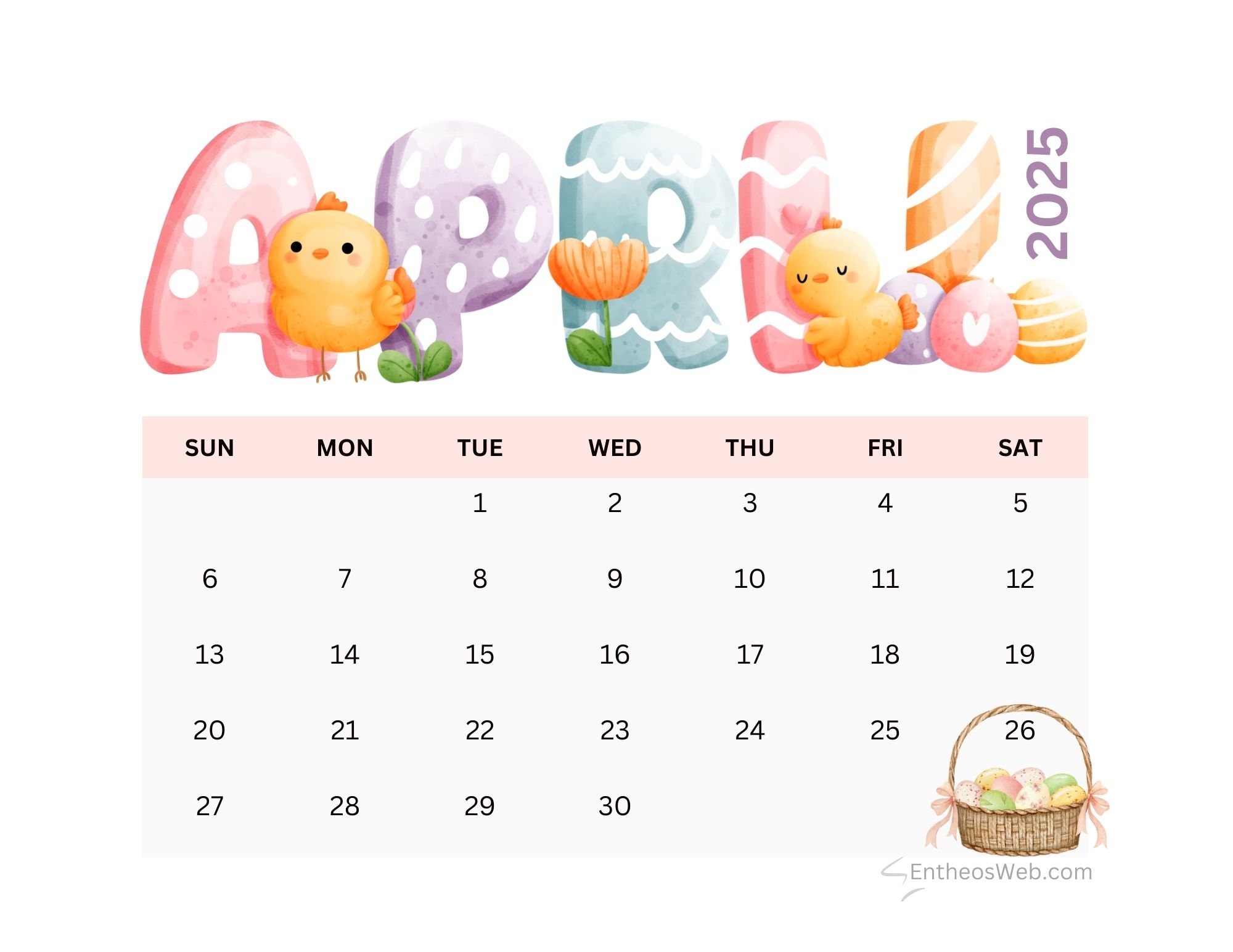 Calendar 2025 Printable Free Pdf