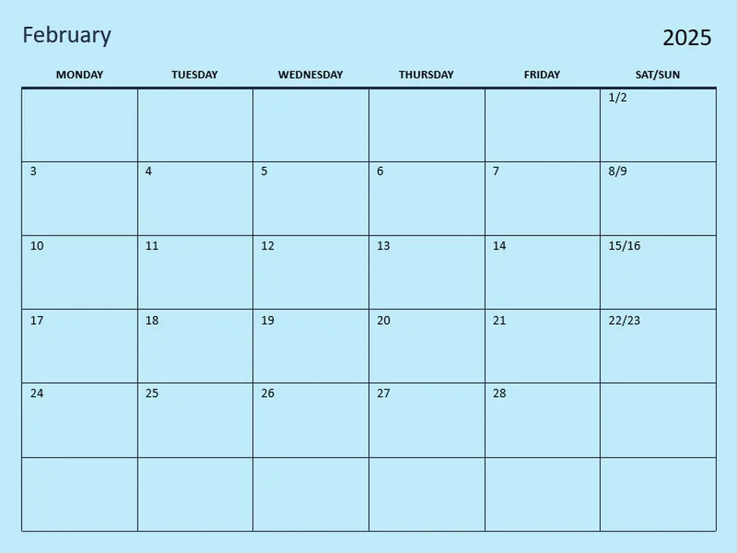 blank calendar templates microsoft create