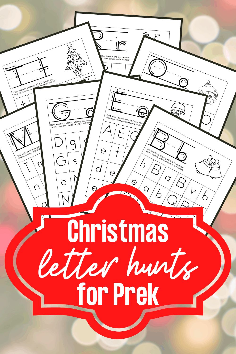 Printable Alphabet Noun Hunt Calendar