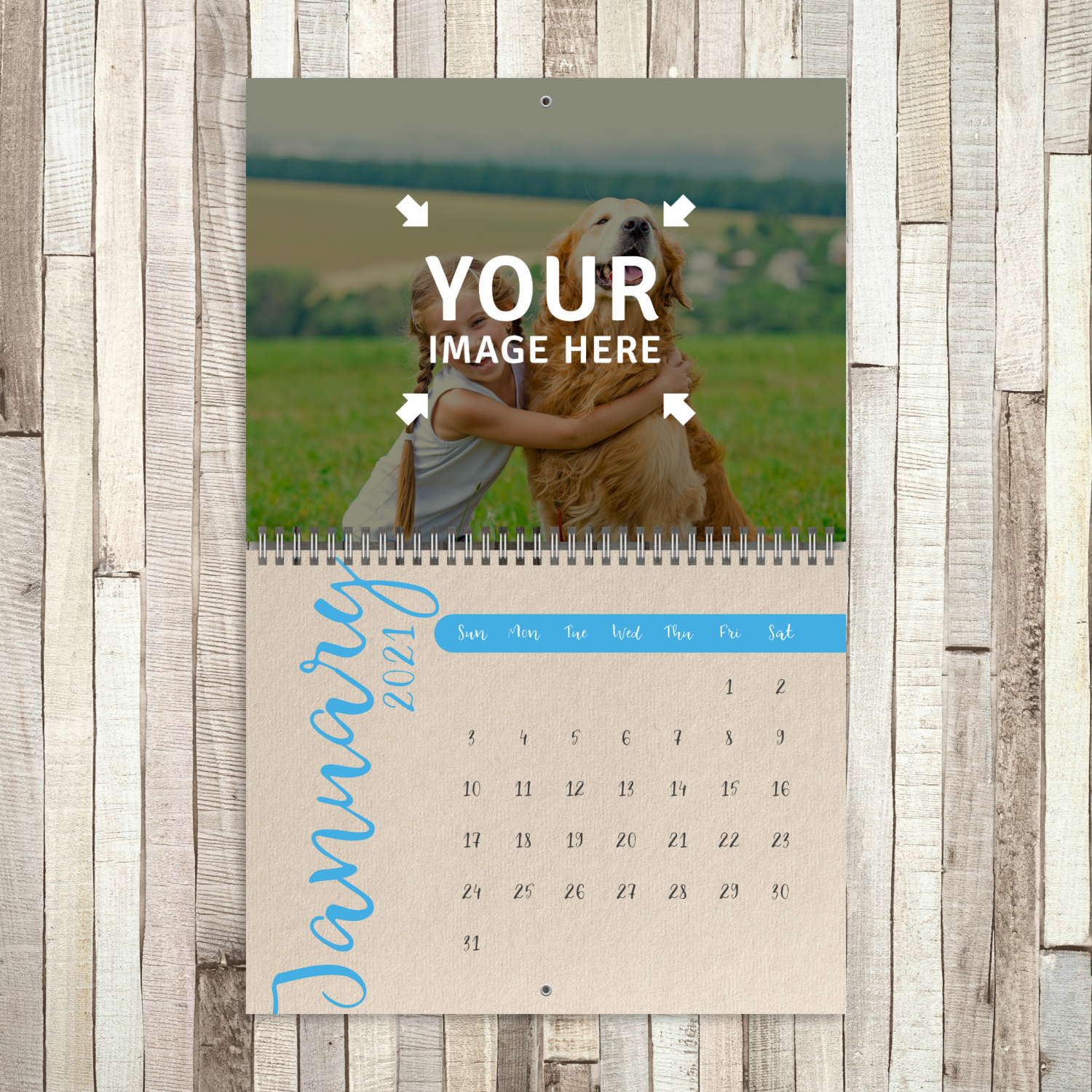 Custom Photo Wall Calendar Add Photos And Customize Online