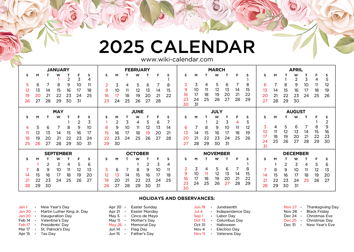 Printable 2025 Calendar Win