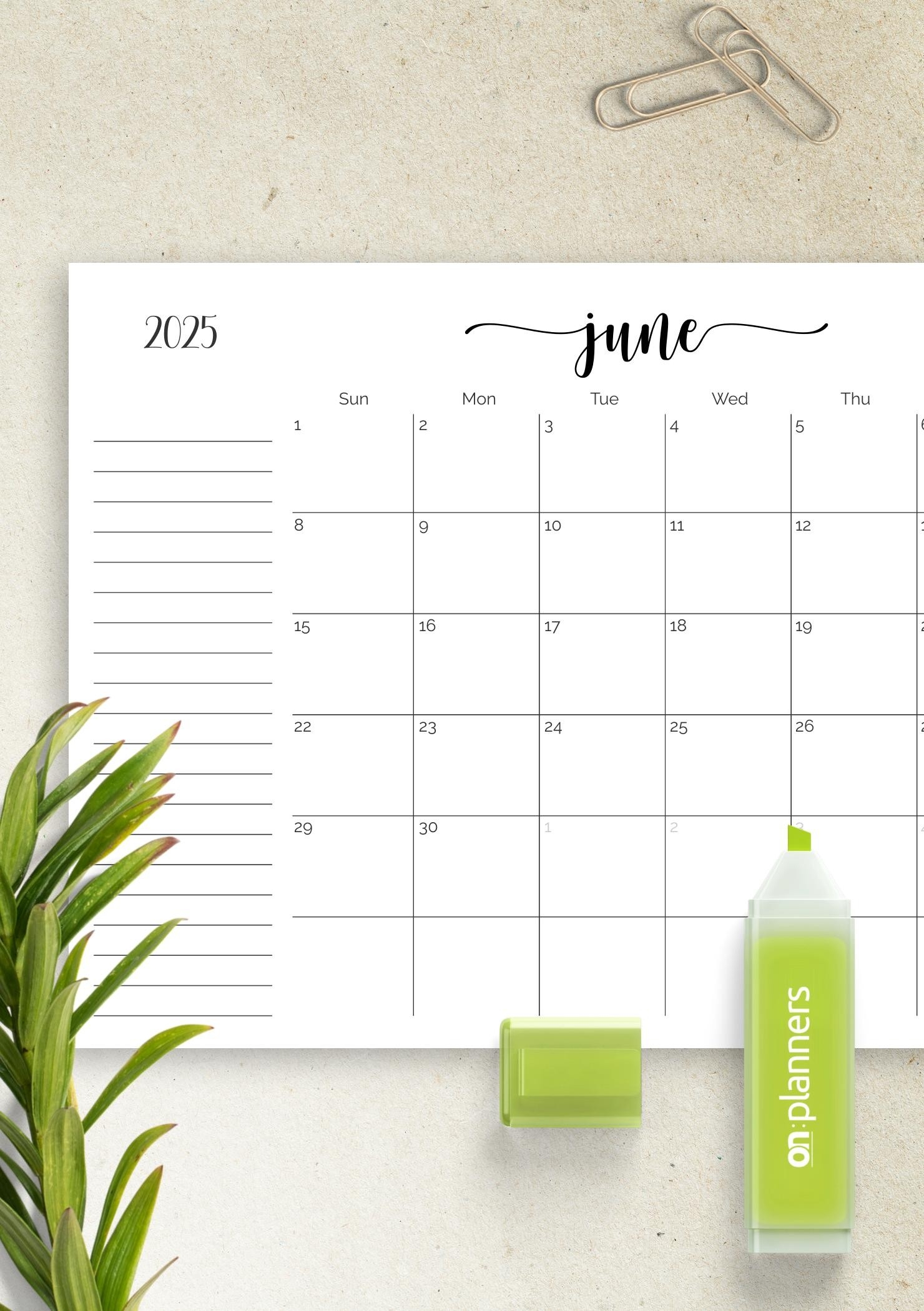 Printable Monthly Calendar With Multiple Sections Per Day