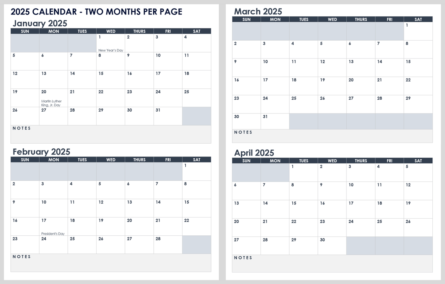 Printable Calendar In Word