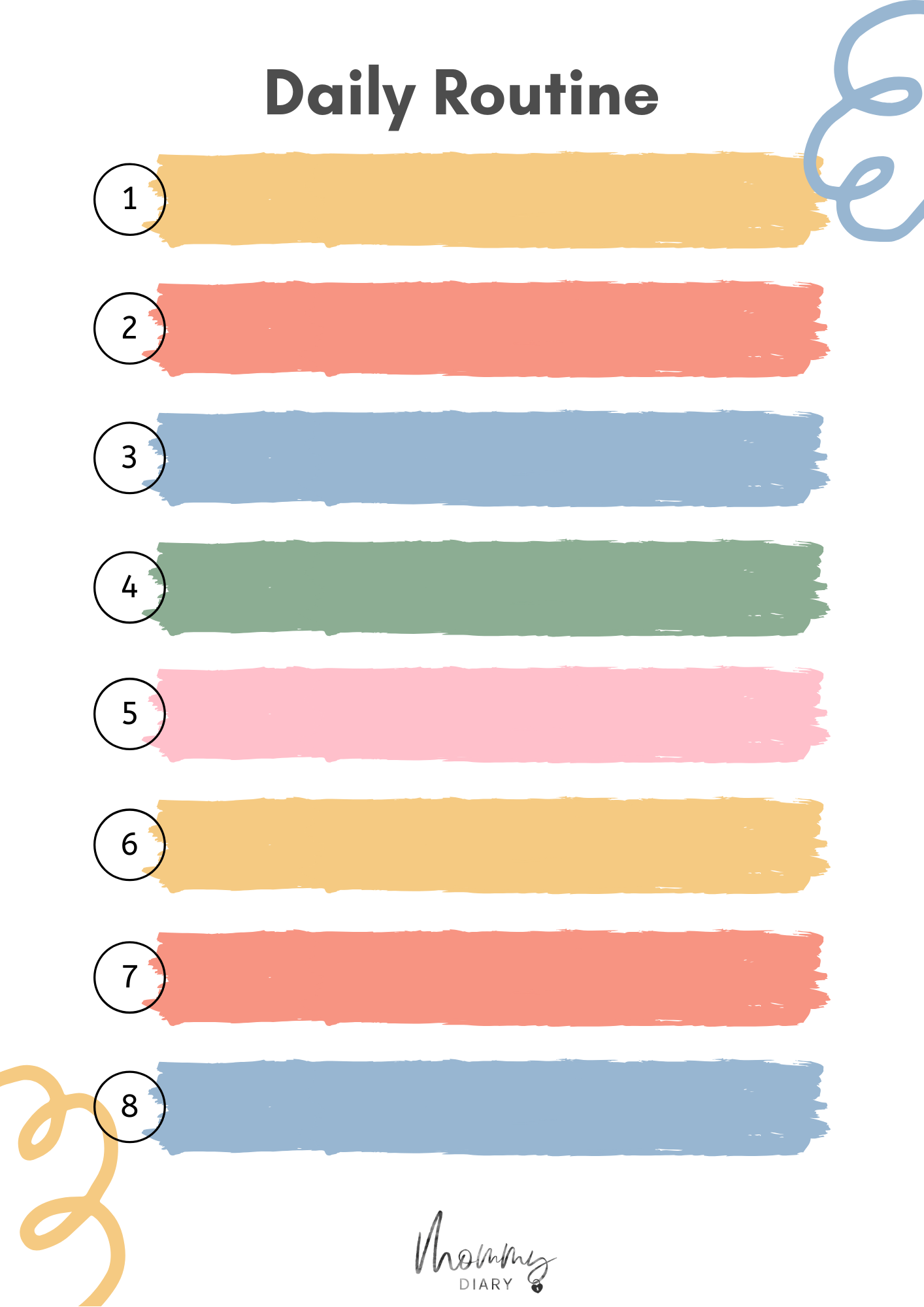 365 Day Calendar Printable