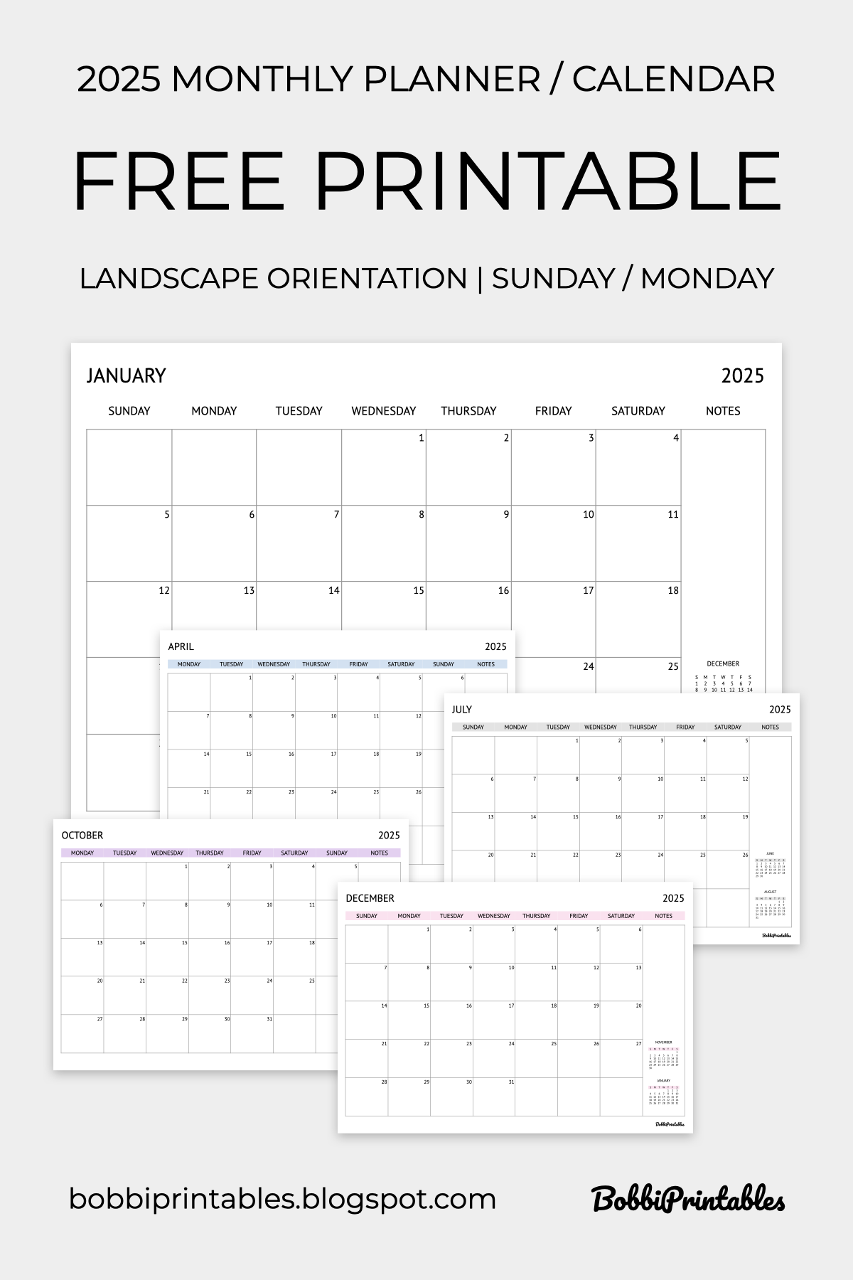 Printable 2025 Calendar By Week