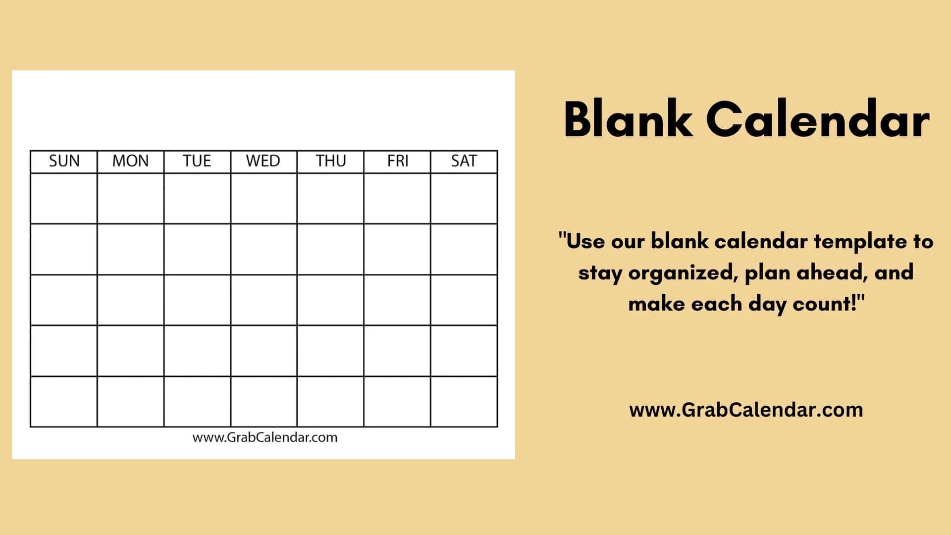 Large Printable Calendar Pages