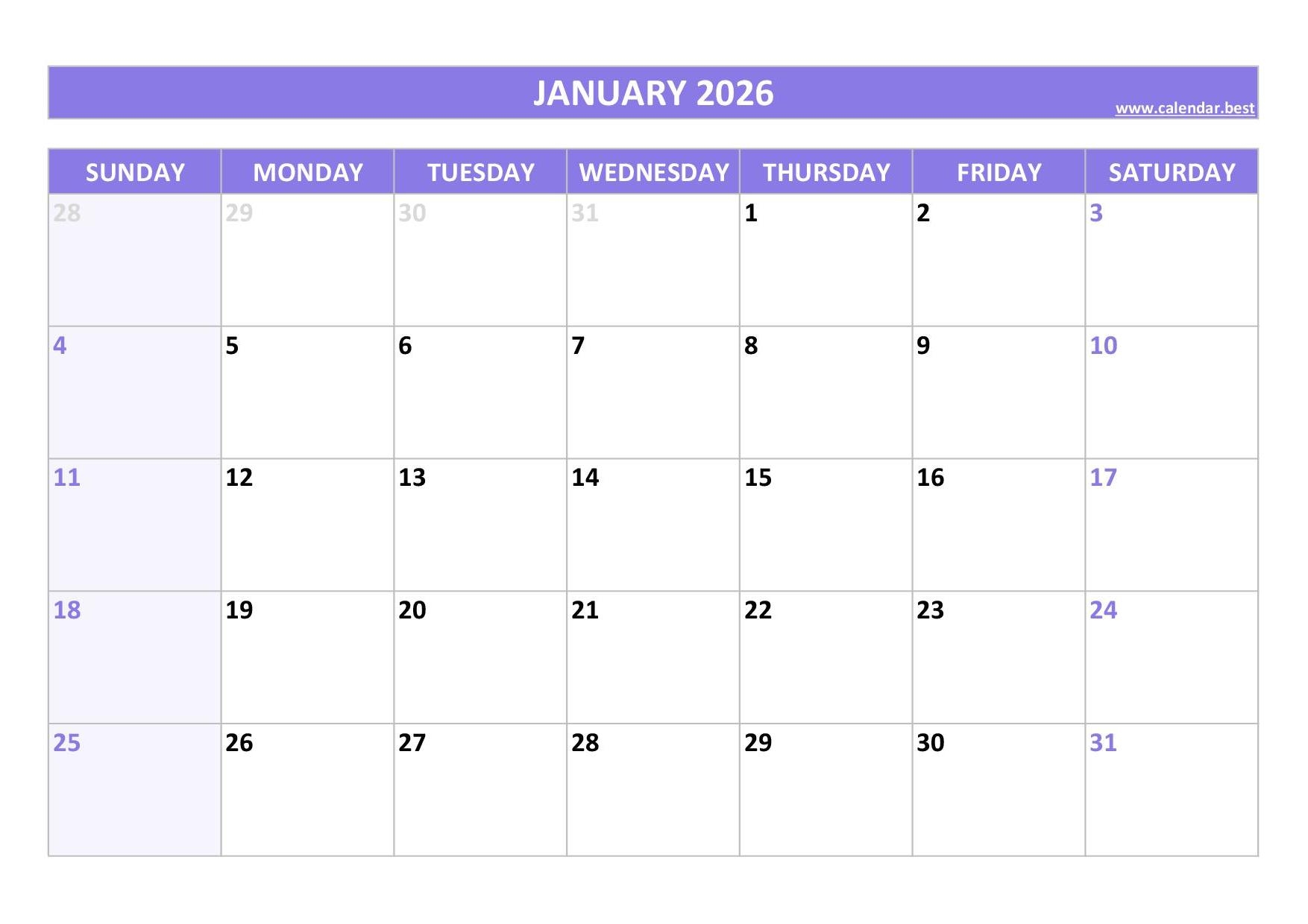 Free Printable Calendars 2025 2026 Plan Ahead Stay Organized Calendar best