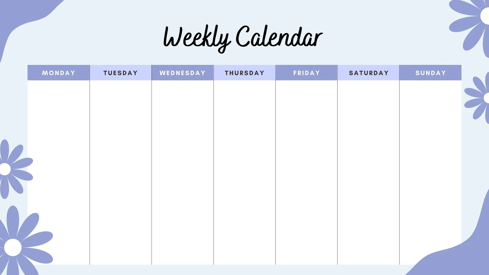 Free Printable Customizable Weekly Calendar Templates Canva