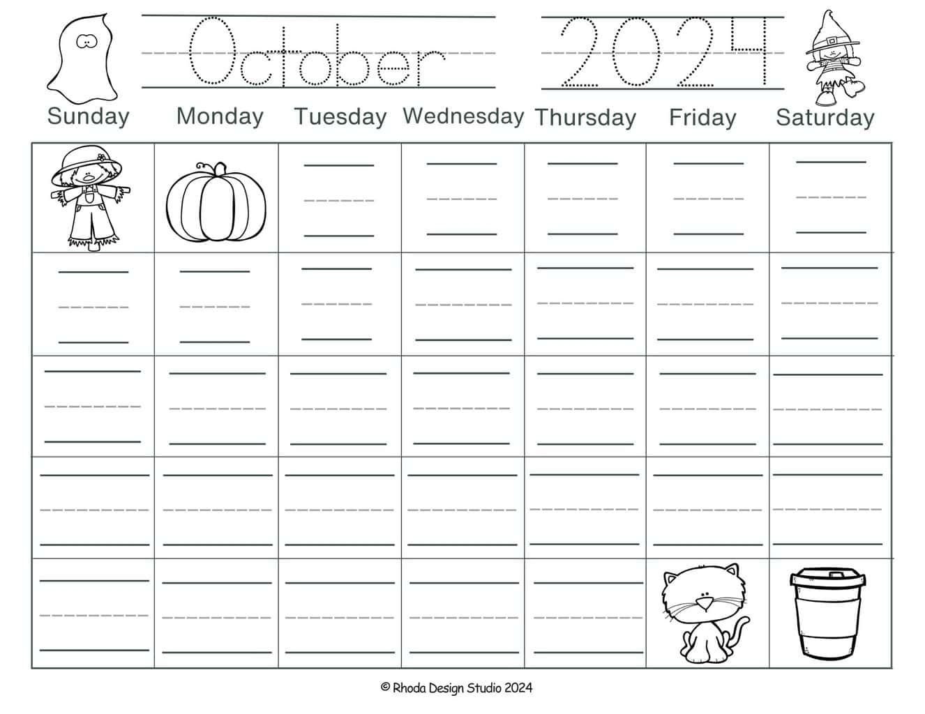 Free Traceable Calendar Pages Months Of The Year Worksheets