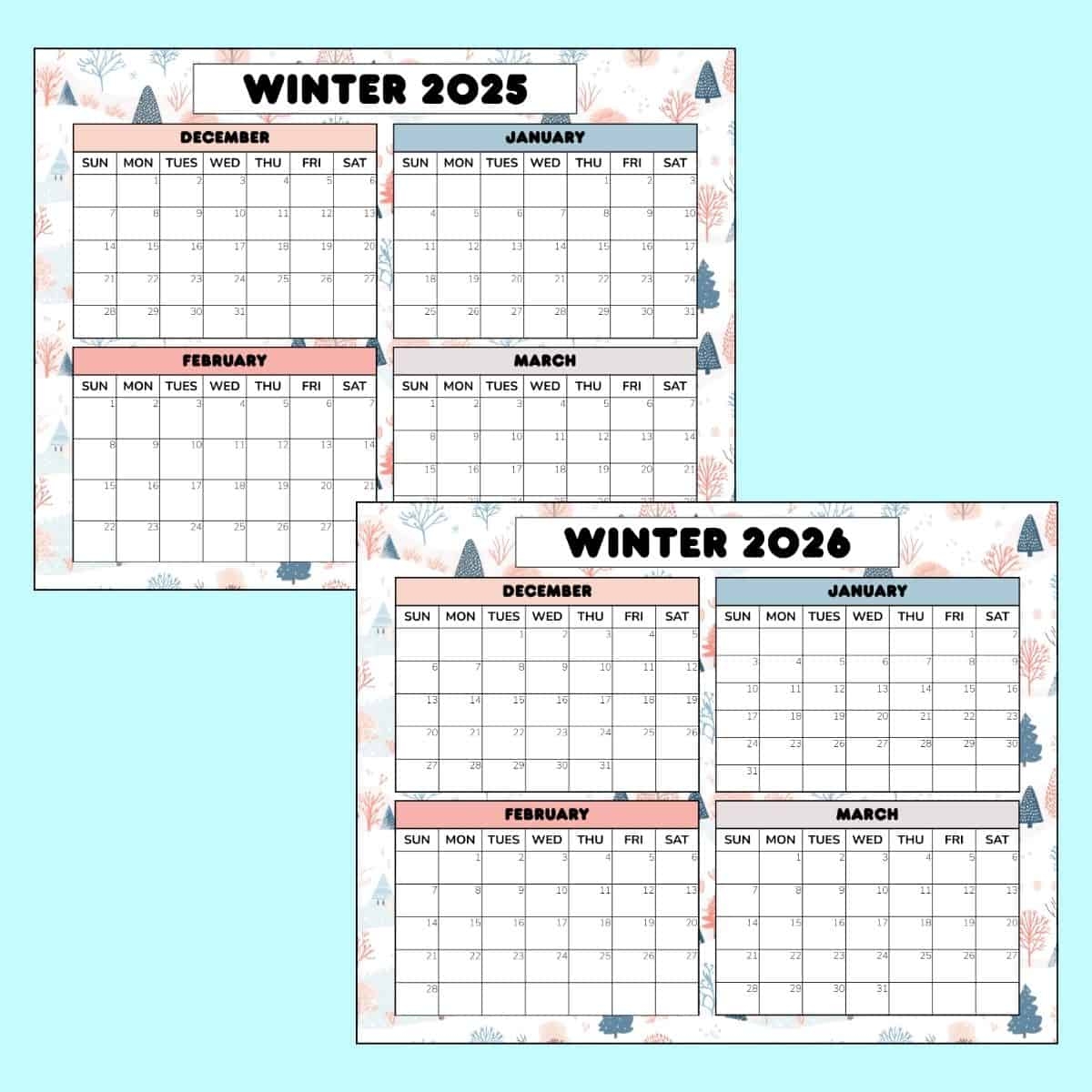 Printable 2025-2026 Calendar