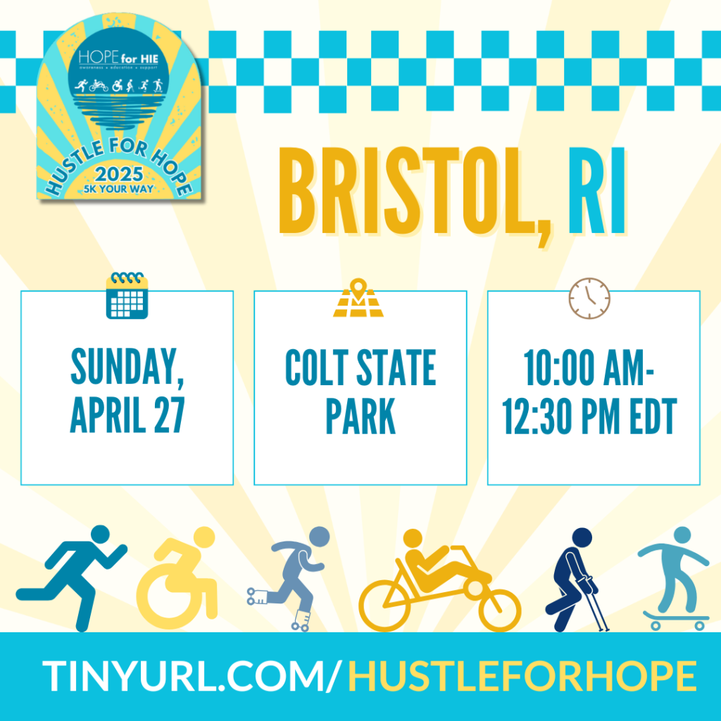 Hustle For Hope 5K Bristol RI Hope For HIE Hypoxic Ischemic Encephalopathy