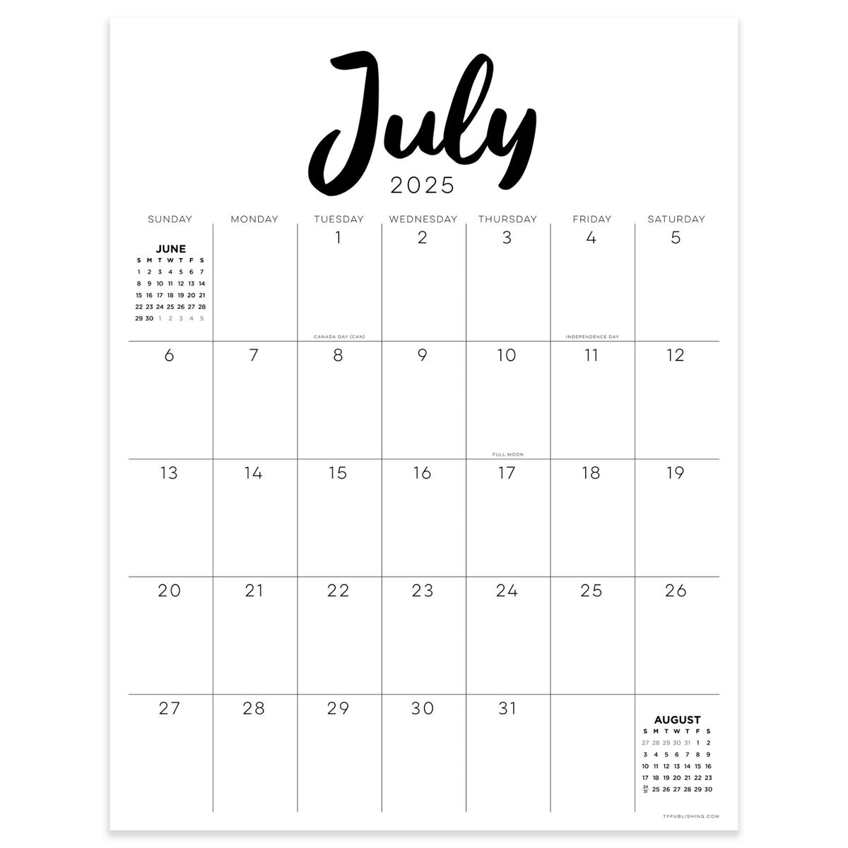 Free Printable June And July 2026 Calendar