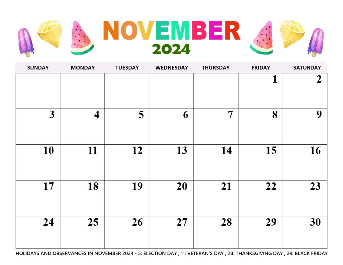November 2024 Calendar Planners 28 Best Free Printables 