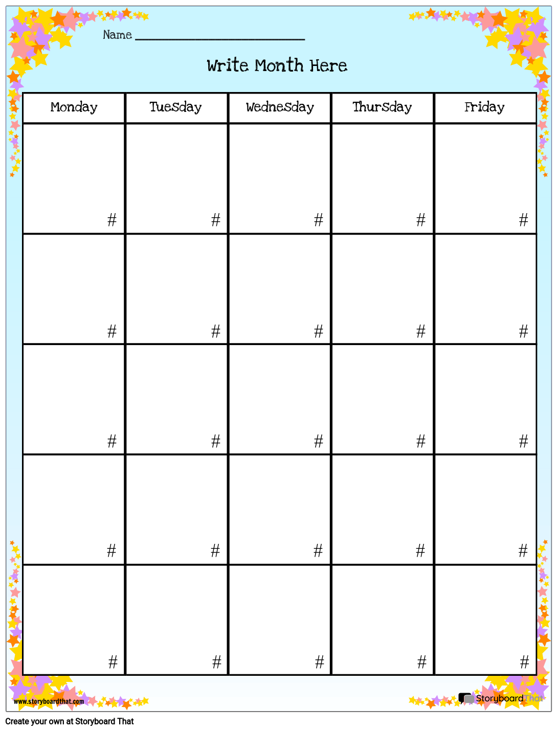 Printable Calendar Templates Free Custom Calendar Maker