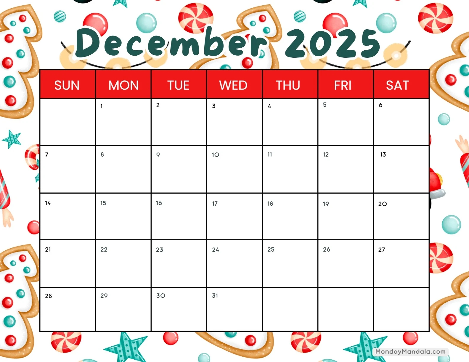 2025 26 Calendar Printable Free Download