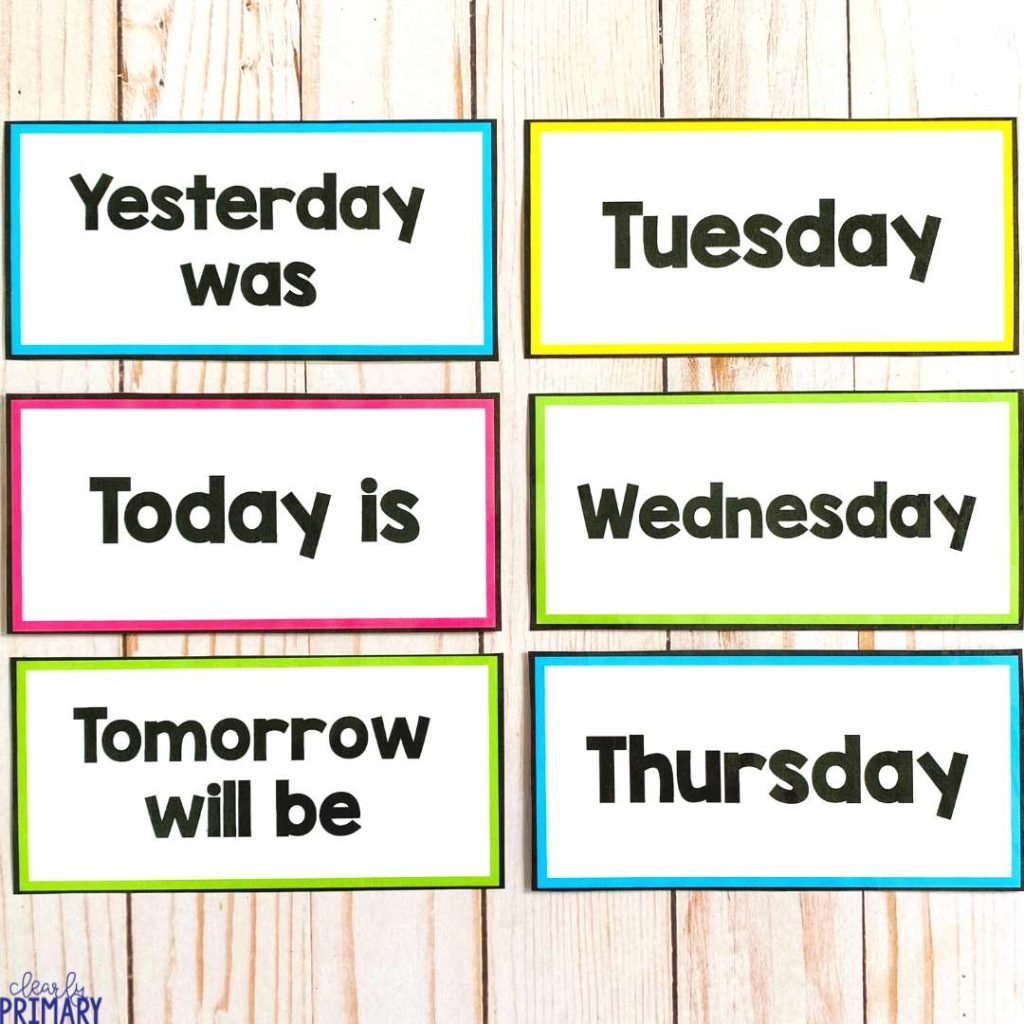PRINTABLE CLASSROOM CALENDAR SET That Is Ink friendly