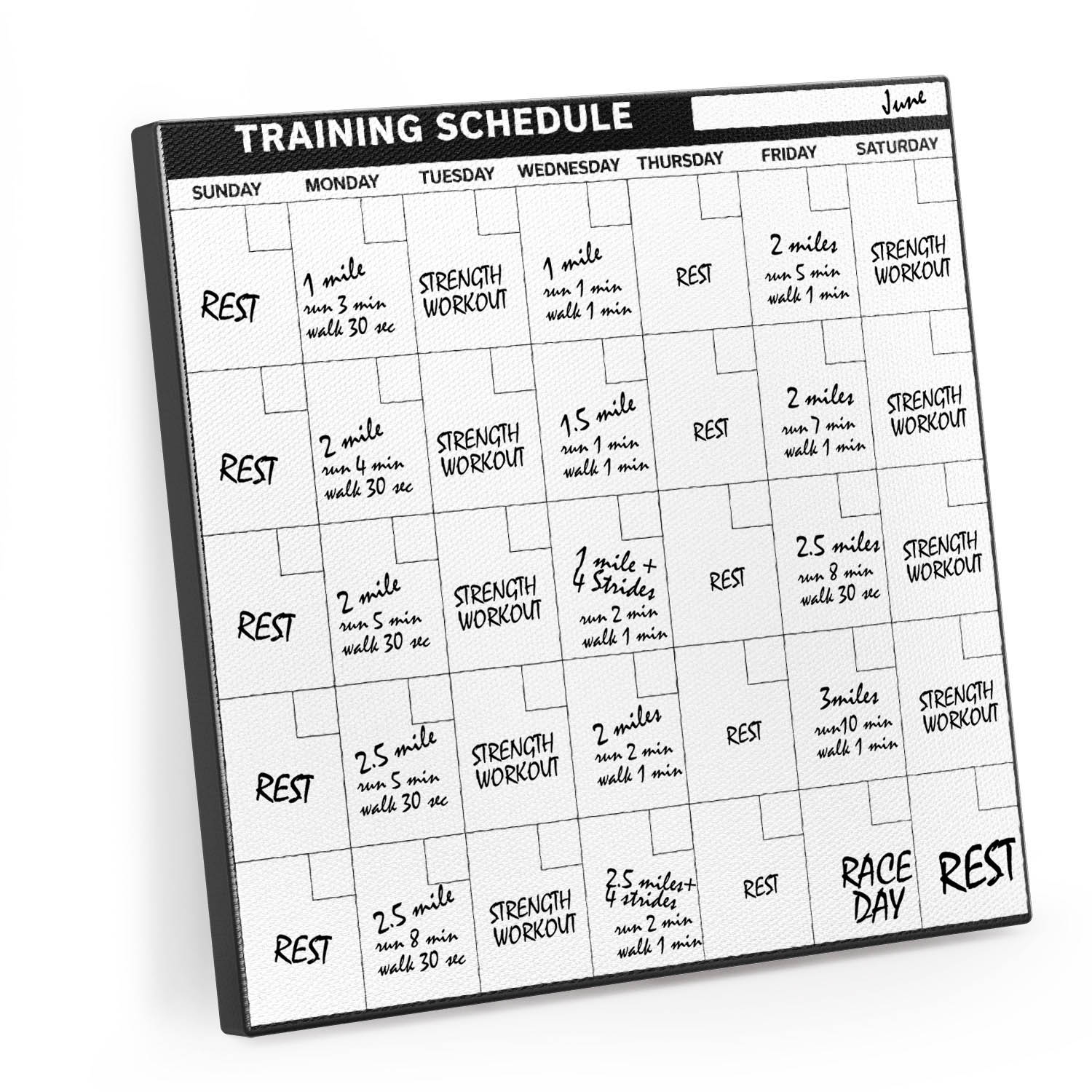 Chalean Extreme Printable Workout Calendar