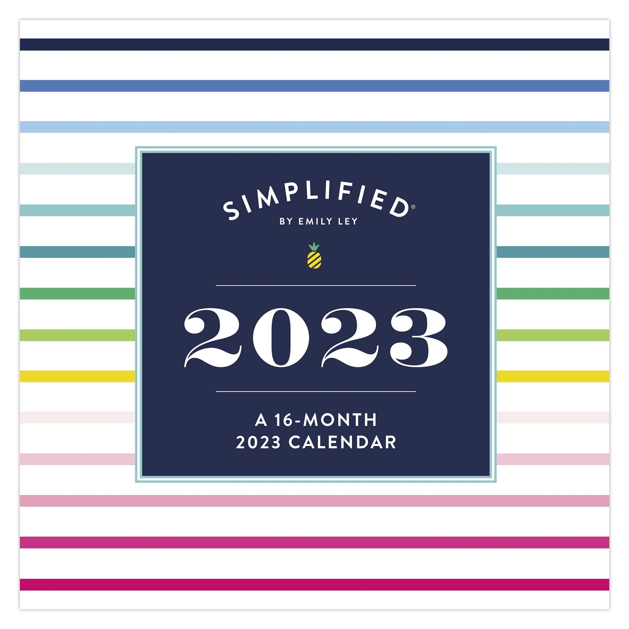 SIMPLIFIED BY EMILY LEY WALL CALENDAR ASSORTED ARTWORK 12 X 12 WHITE MULTICOLOR SHEETS 12 MONTH JAN TO DEC 2023 Bundle Of 2 Each Walmart