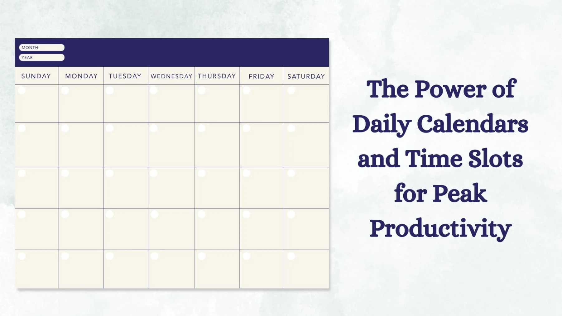 Top 4 Daily Calendar Time Slots For Peak Productivity Tackle