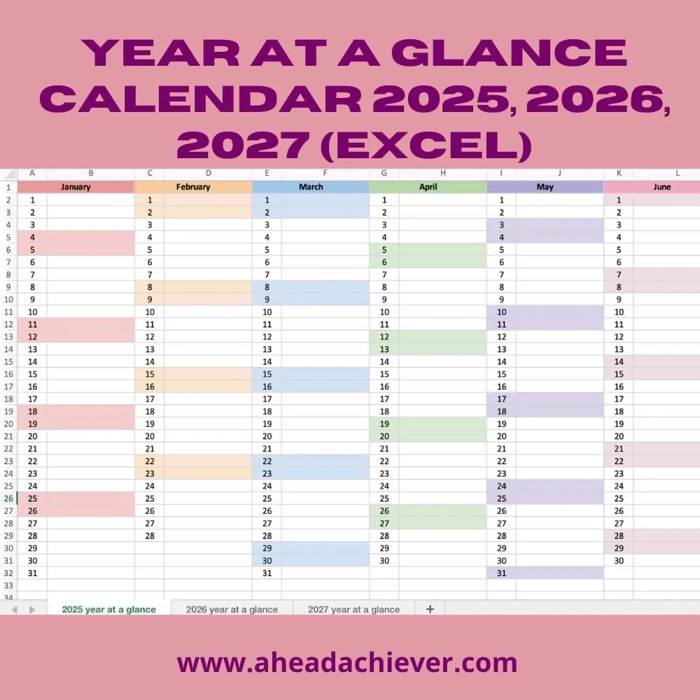 Calendar 2025 And 2026 Printable