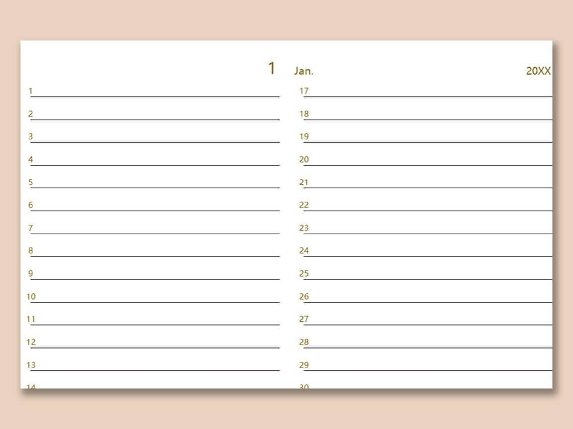 Free Basic Printable Calendar Software