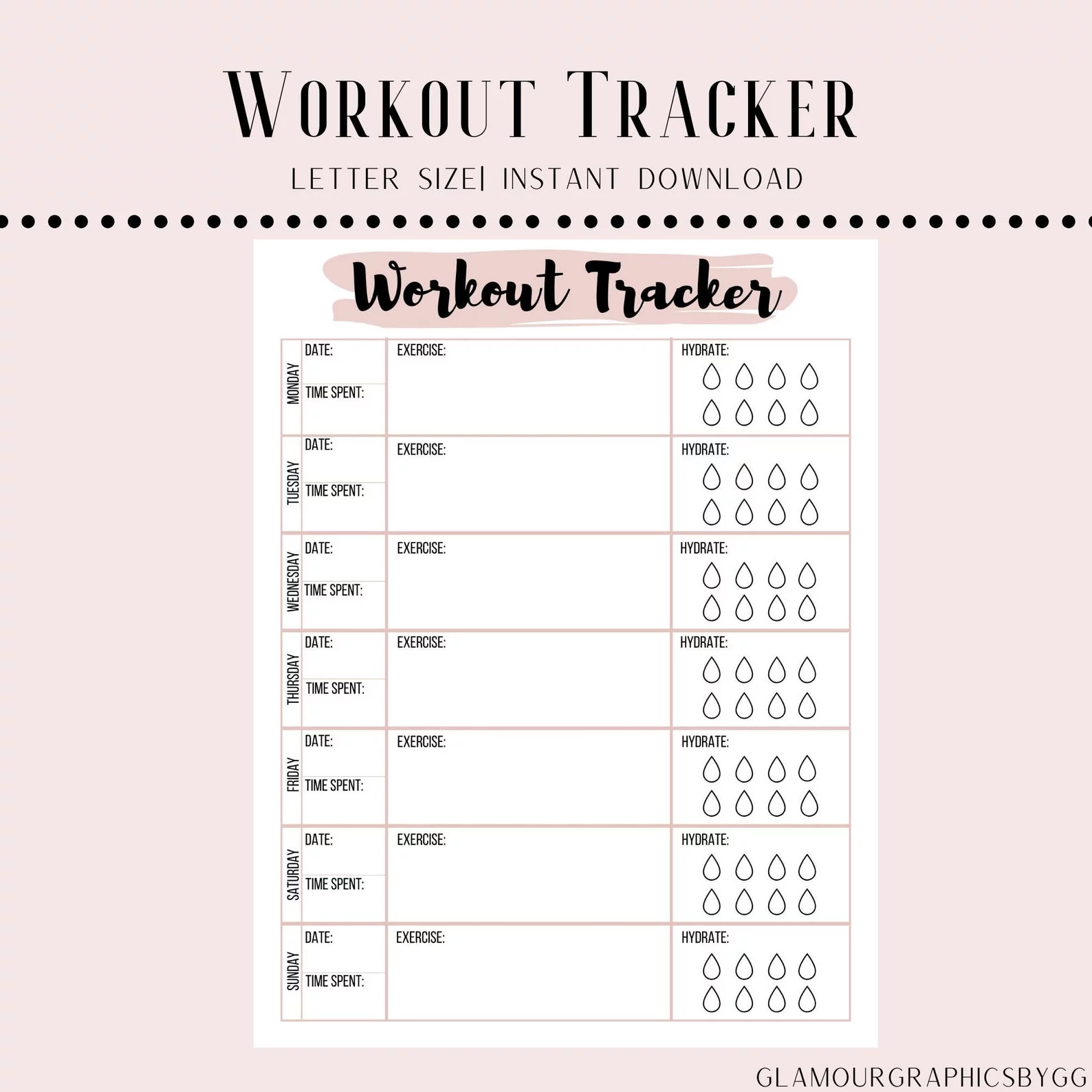 10 Printable Workout Calendars To Help You Crush Your Goals PS Fitness