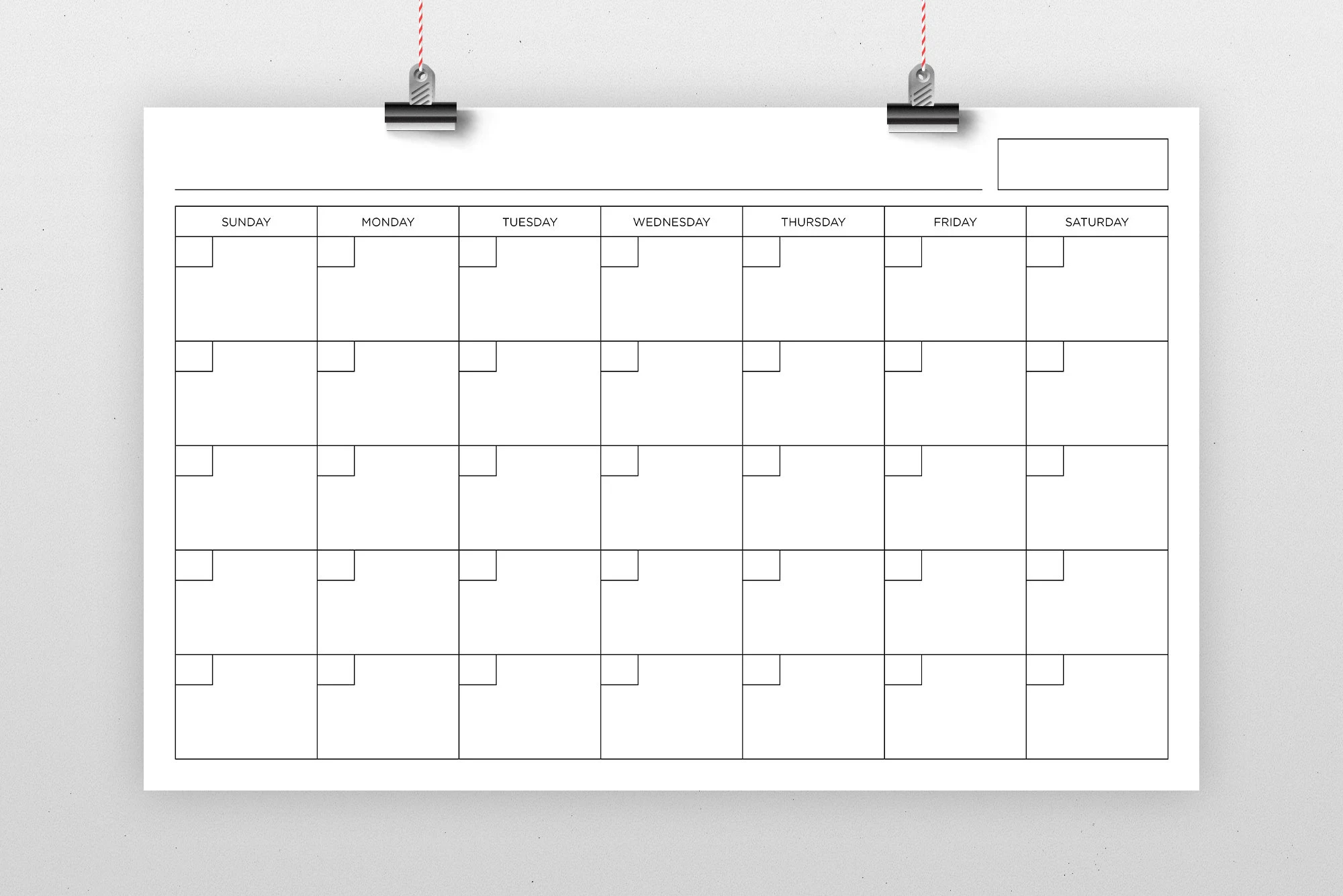 11x17 Inch Blank Calendar 11 X 17 Printable Calendar Calendar Template Reusable Calendar Perpetual Calendar Calendar PDF Etsy