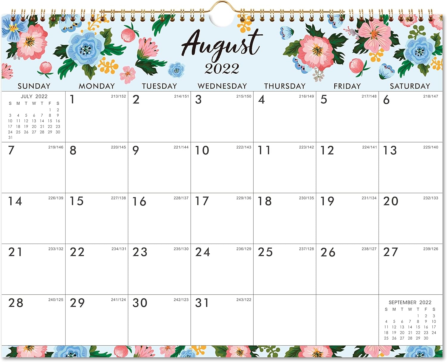 2023 Wall Calendar Large Blocks July 2022 Dec Nigeria Ubuy
