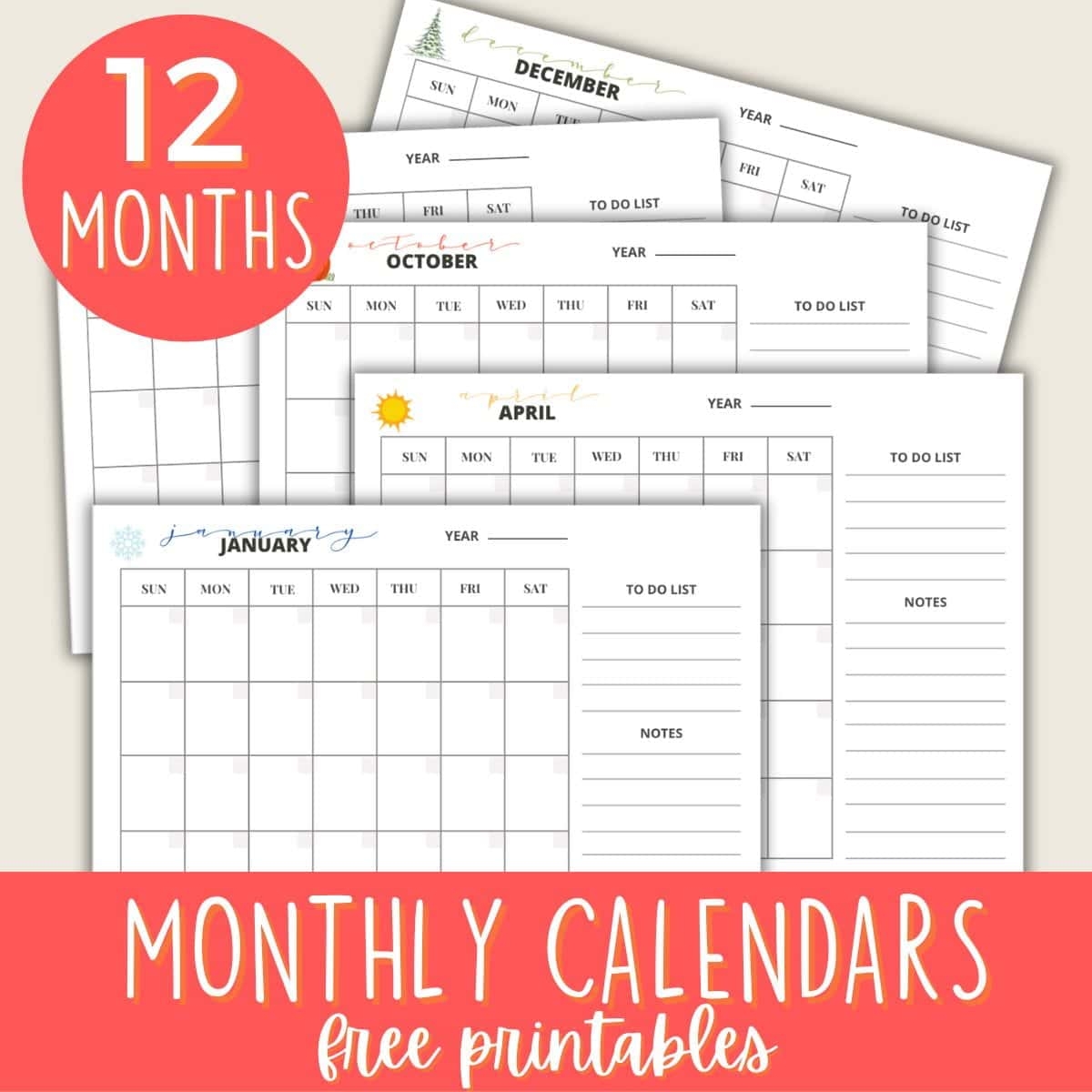 2024 Monthly Calendar Printable A Secret Weapon For A Fun And Organized Year Love Our Real Life