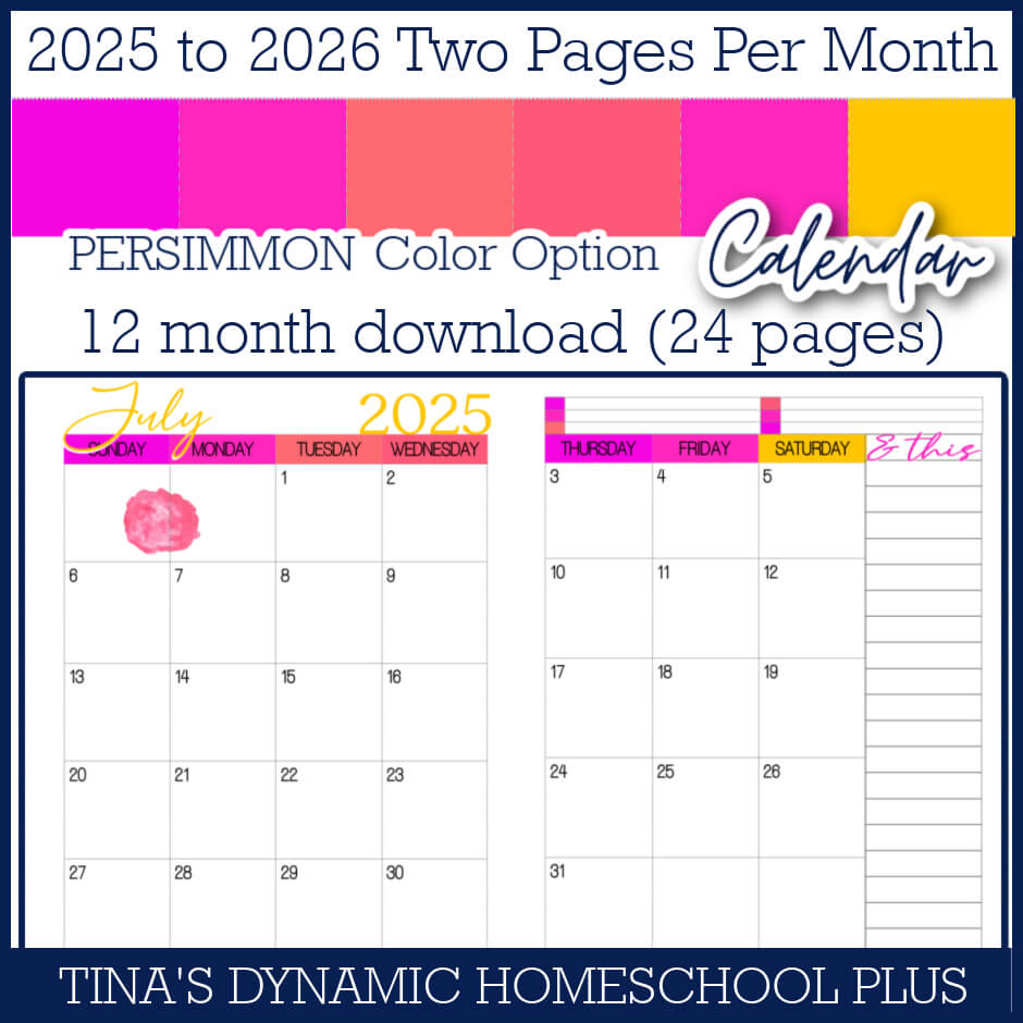 Free 2025 2026 Printable Calendar