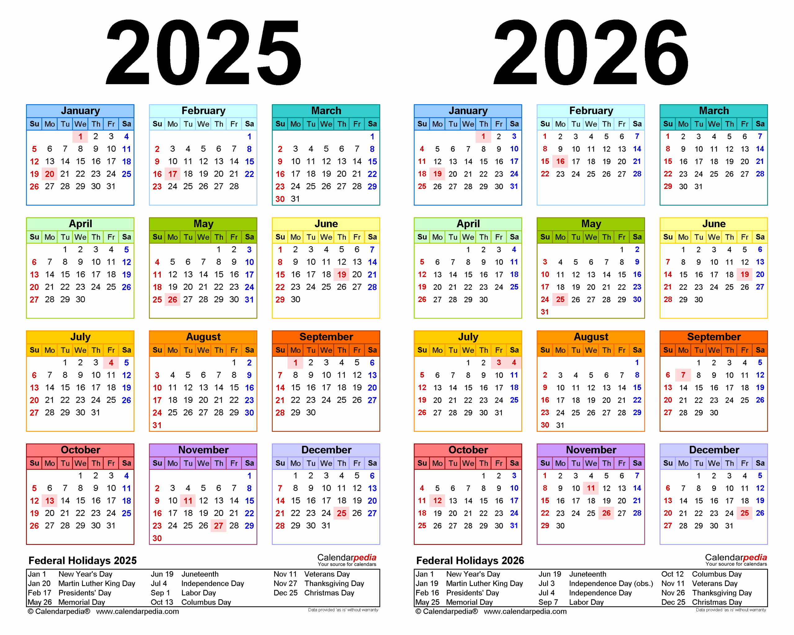 Printable Calendar June 2025 To June 2026
