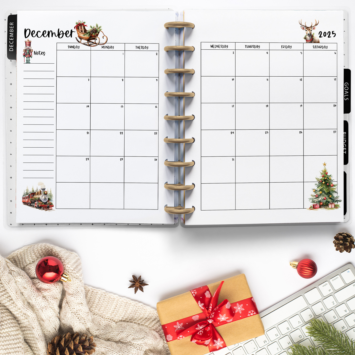 2025 Free Printable Monthly Calendar With Holidays
