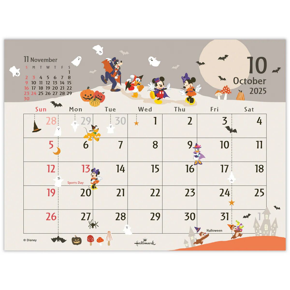 2025 Hallmark Desk Calendar Disney Mickey EBay