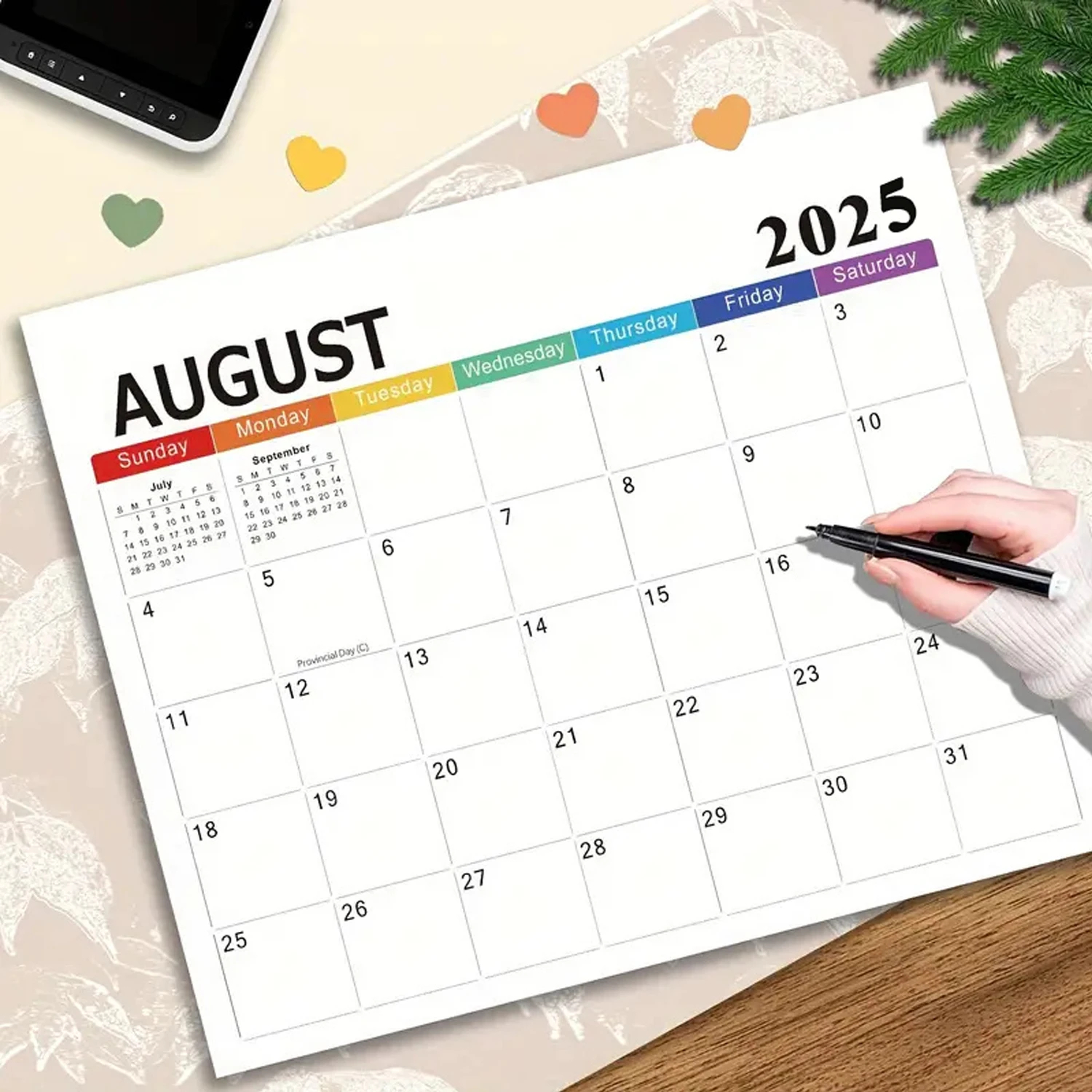 2025 Magnetic Refrigerator Family Calendar 18 Month Fridge Calendar To June 2026 Tear Off Calendar With Thick Paper AliExpress