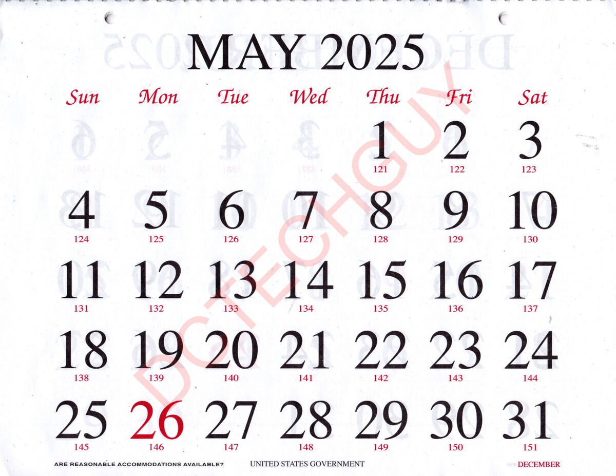Continental School Printable Calendar