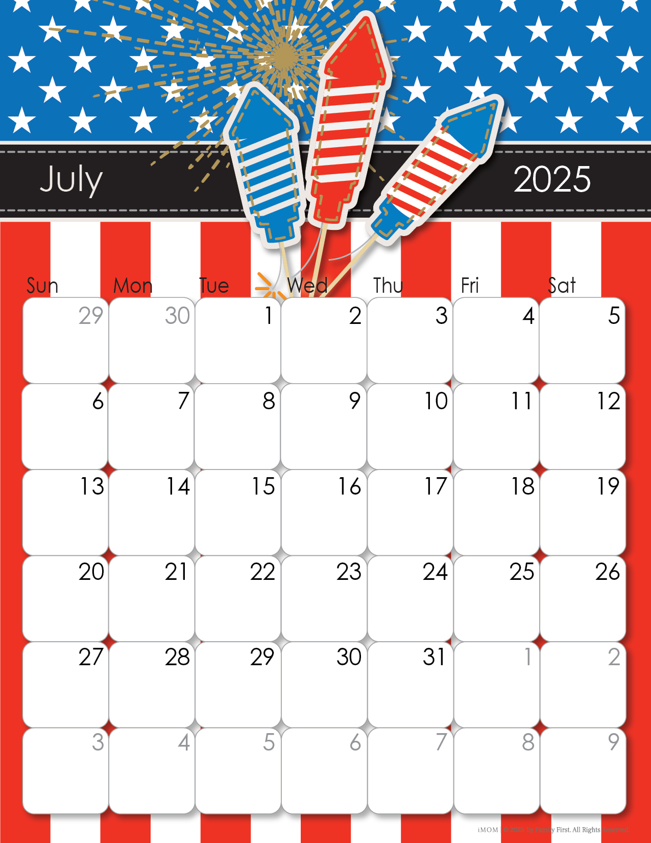 2025 Whimsical Printable Calendars For Moms IMOM