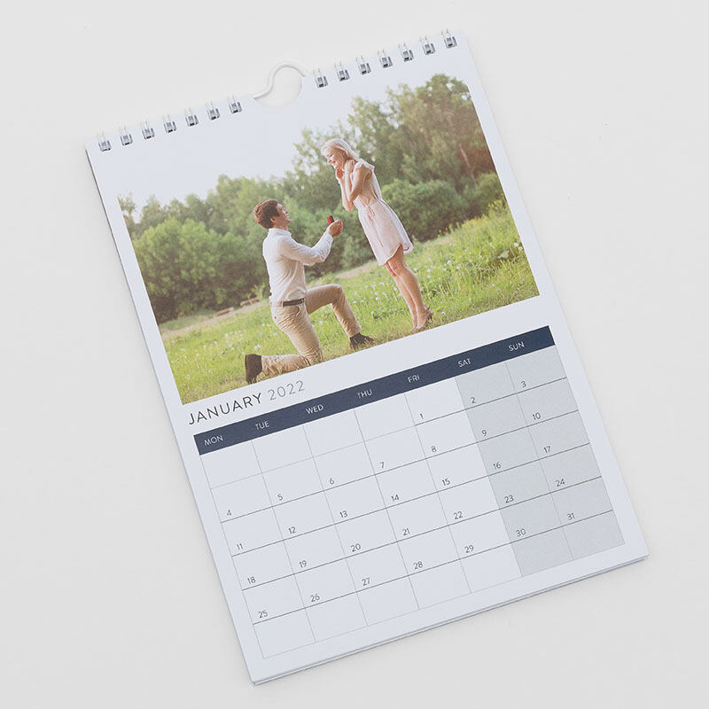 A5 Photo Calendar Design Your Own Calendar Handmade 